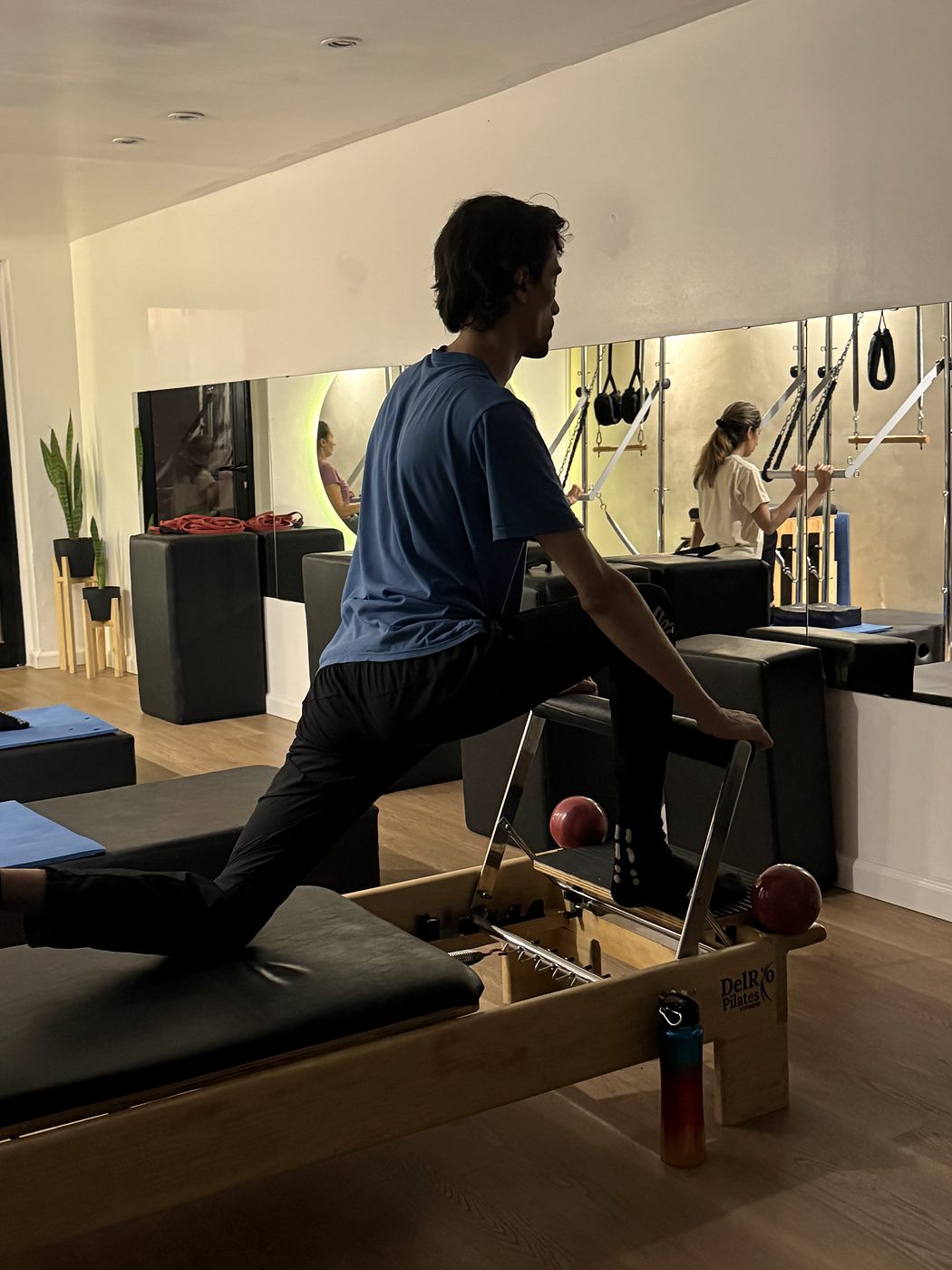 Alumno en el reformer